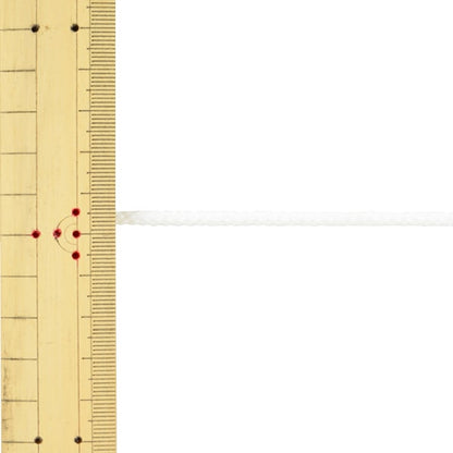 【数量5から】 手芸ひも 『アクリル 江戸打コード 丸紐 124-8300 001番色』