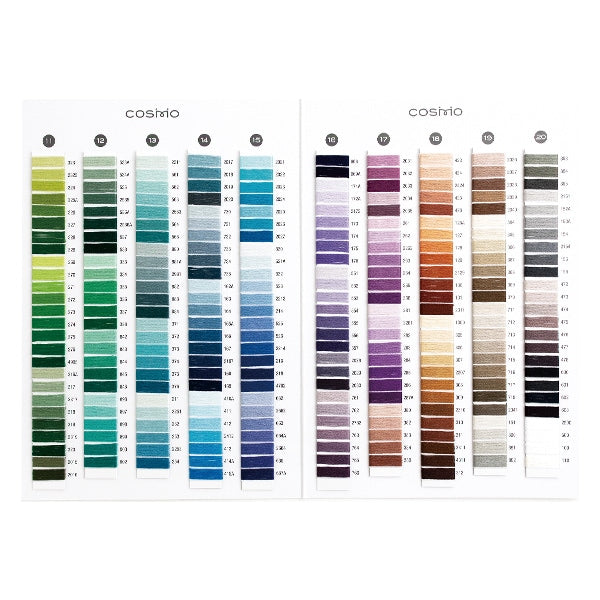 刺繍糸 サンプル 刺しゅう糸見本帳 『サンプル帳 25番糸コスモ 1501』 – Yuzawaya