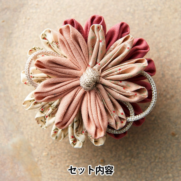 Handicraft kit "AdultsTsumamizaiku Swordsage corsage 74807] Clover