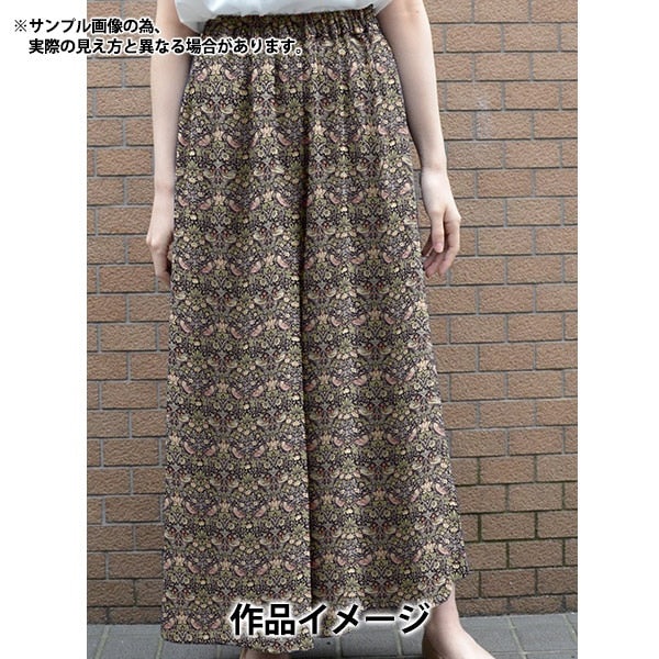 [Aus Menge 5] Stoff "Liberty Tanarone Strawberry Seaf Khaki Gray 3635061-J22H" [Yuzawaya Original]