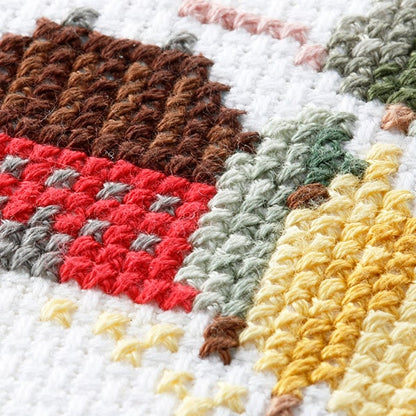 Embroidery kit "Cross stitch kit November Autumn Autumn Walker 7555" Olympus