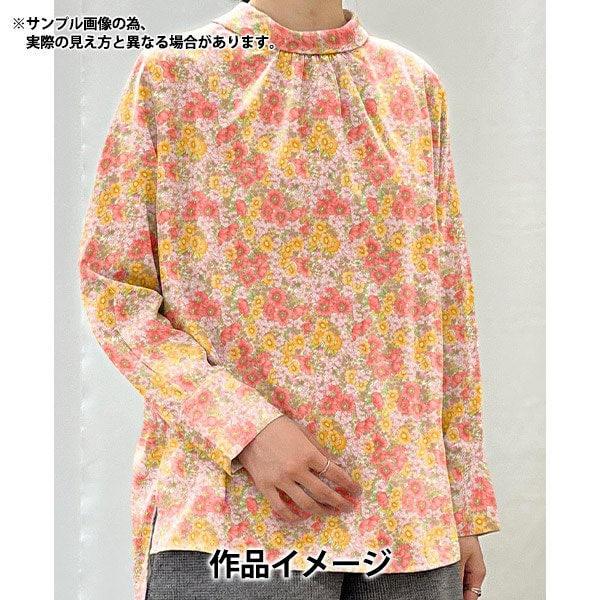 [Dalla quantità 5] tessuto "Liberty Liberty Print Tanalone Gloria Flowers DC10480-We" Liberty Japan