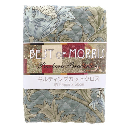 生地 『BEST OF MORRIS ベストオブモリス キルト カットクロス 約105cm×50cm アネモネ グレージュ C-Q8217-34』