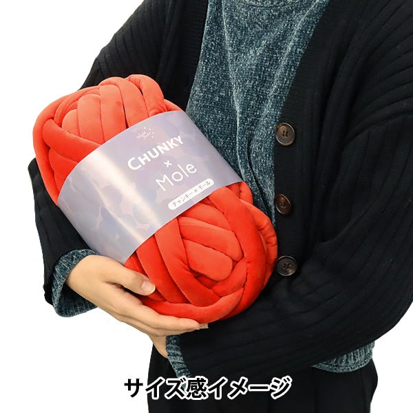 직물 원사 "Canky X Mall 1st Color Red"