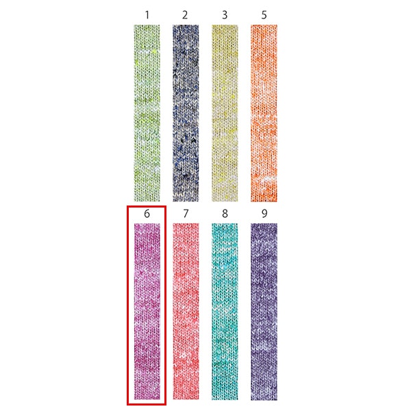 さをり飾り糸　6点 🔰Where do you insert the needle in the chain stitch for the back