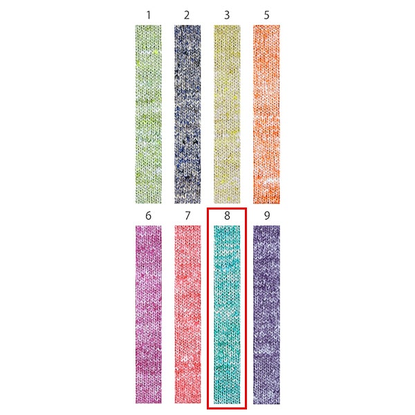 봄 / 여름털실 "Akari Solo 8th Color"Noro Hidaku Noro