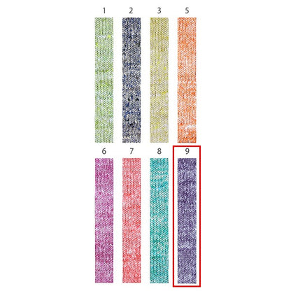 봄 / 여름털실 "Akari Solo 9 번째 컬러"Noro Hidaku Noro