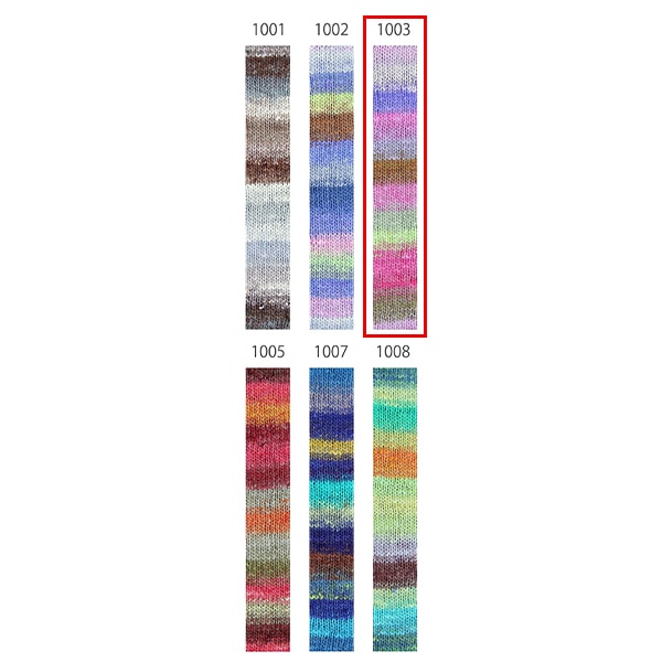 Spring / summerYarn "Kanakata Striped 1003 Color" Noro Eisaku Noro