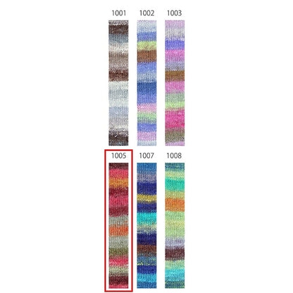 Spring / summerYarn "Kanakata Striped 1005 Color" NORO Hidaku Noro