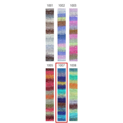 Spring / summerYarn "Kanakata Striped 1007 Color" Noro Eisaku Noro