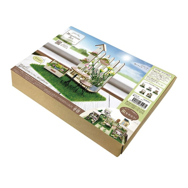 Miniature Kit "Home Deco Miniature Set Yodari Garden NTR-98" Eruberu Elbert