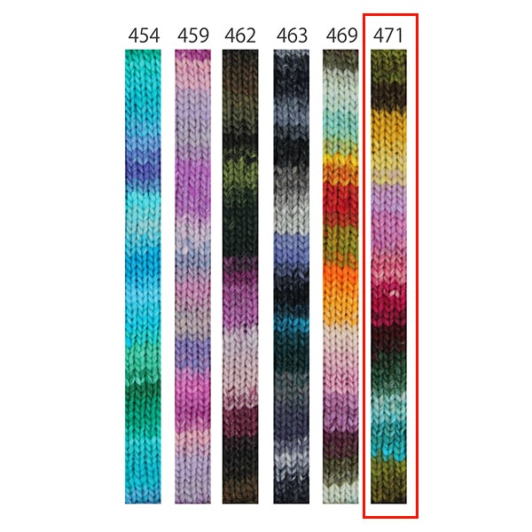 Fall and winterYarn "Kureyon 471 Color" NORO Hidaku Noro