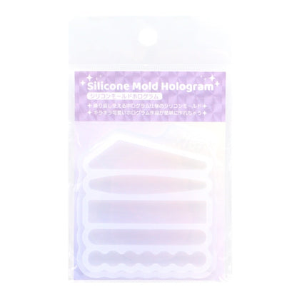 Resin Mold "Silicon Mold Hologram Hair Plate A X7571-Y" Harawoolhara Wool