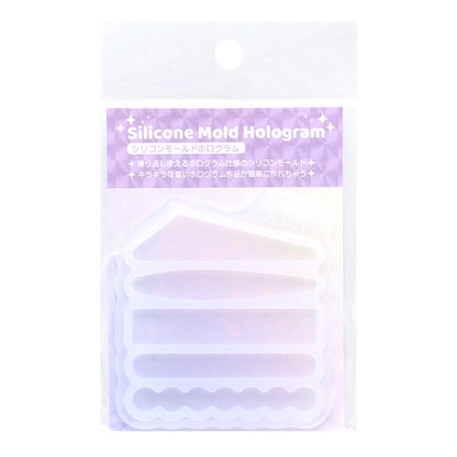 Resin Mold "Silicon Mold Hologram Hair Plate A X7571-B" Harawoolhara Wool