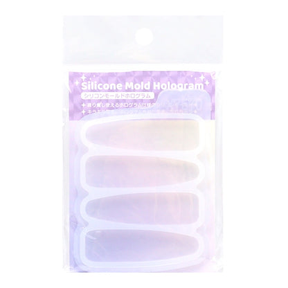 Resin Mold "Silicon Mold Hologram Hair Plate B X7570-B" Harawoolhara Wool