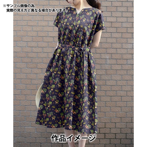 [Aus 5] Stoff "Liberty Fabric Tanalone Wald löscht 363J7307-C" Liberty Japan Liberty Japan