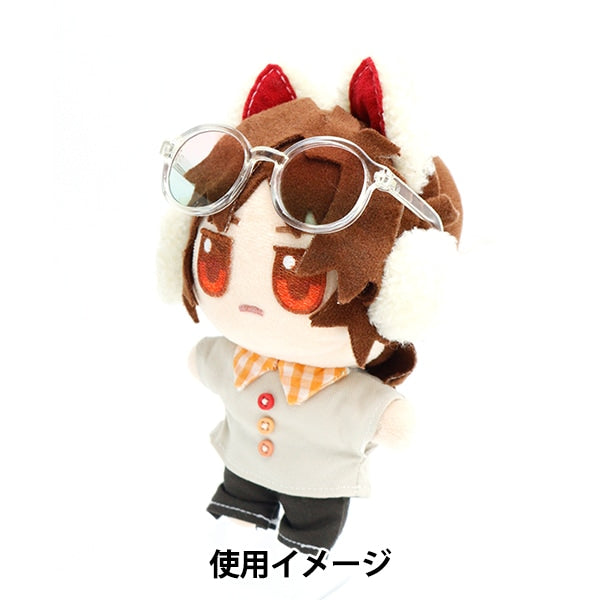 ドール パーツ 『ドール用メガネ 9cm グラデーションピンク DA-G9-GPK