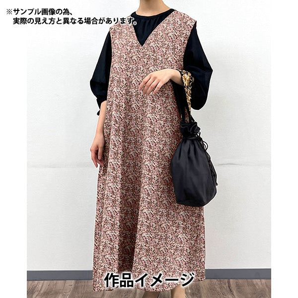 [Aus Quantität 5] Stoff "Liberty Fabric Cord Correping Pink 3639003-J23A" [Yuzawaya Original]