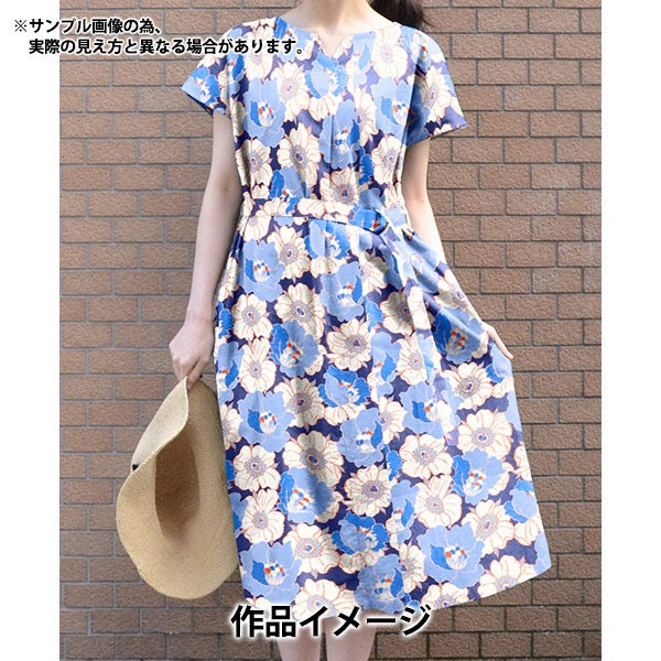 [수량 5에서] 천・원단 "리버티 패브릭 타나론 Ikat Anemone 3634115-24bu] Liberty Japan