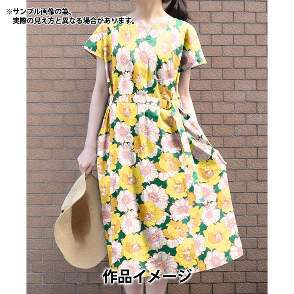 [수량 5에서] 천・원단 "리버티 패브릭 타나론 Ikat Anemone 3634115-24CU] Liberty Japan