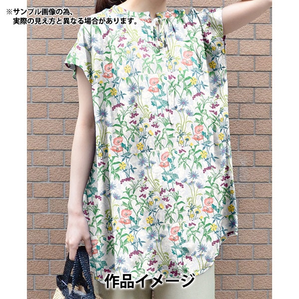 [From quantity 5] Fabric "Liberty Fabric Tana lawn Ophelia 3634123-24BU] Liberty Japan