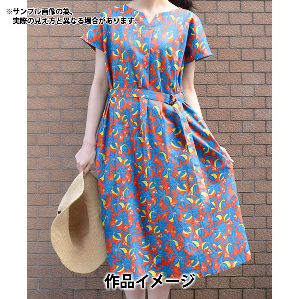 [Aus Quantität 5] Stoff "Liberty Fabric Tanalone Citrimpress 3634195-24CU" Liberty Japan