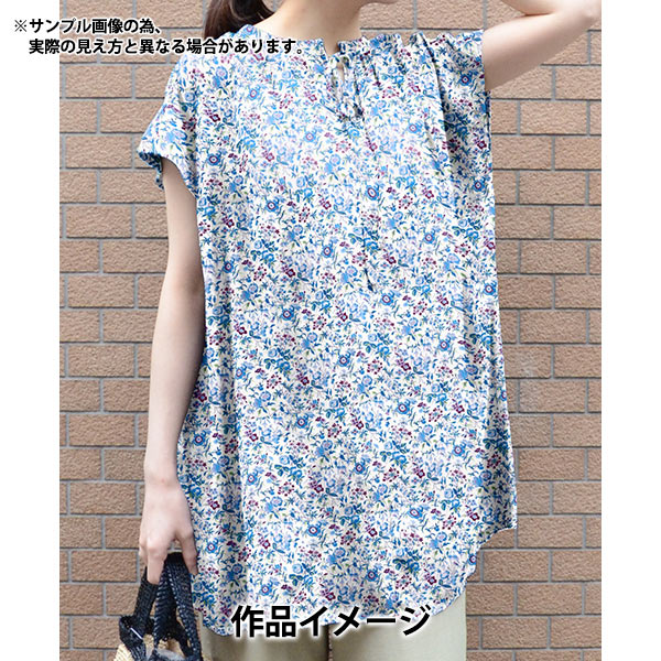 [Из количества 5] ткань "Liberty Fabric Tanalone Melifield Botanical 3634197-24BU" Liberty Japan Liberty Japan