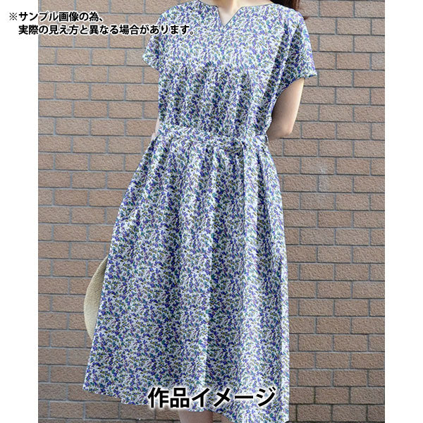 [الكمية تبدأ من 5] قماش "Liberty Fabrics Tana Lawn Garland Stripe DC33549-WE" Liberty Japan Liberty Japan