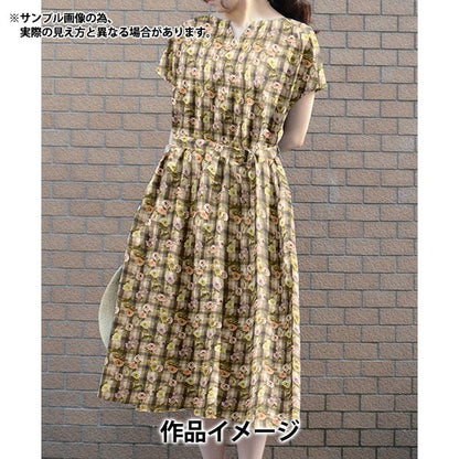 [Aus Menge 5] Stoff "Liberty Fabric Tanalone Cented Garden DC33550-ye" Liberty Japan