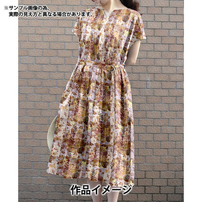 [Da 5] tessuto "Liberty Fabric Tanalone Child Hood Collage DC33555-YE" Liberty Japan Liberty Japan