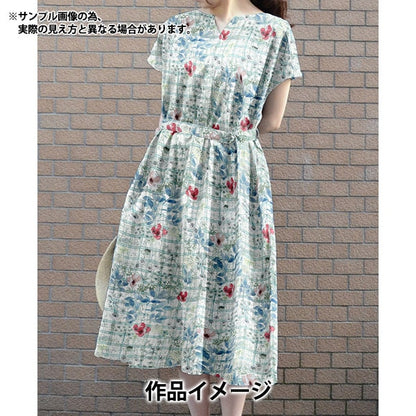 [De la cantidad 5] Fabric "Liberty Fabric Tanalone Irmaz Garden DC33556-Ve" Libertad Japón Libertad Japón