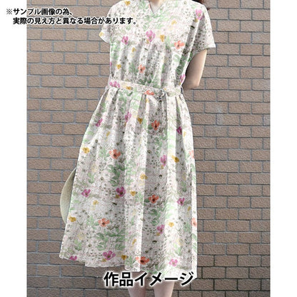 [De 5] Fabric "Liberty Fabric Tanalone Irmaz Garden DC33556-Xe" Libertad Japón Libertad Japón