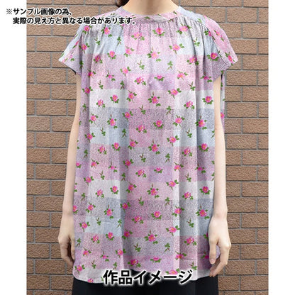 [الكمية تبدأ من 5] قماش "Liberty Fabrics Tana Lawn Sharing Rose DC33630-WE" Liberty Japan Liberty Japan