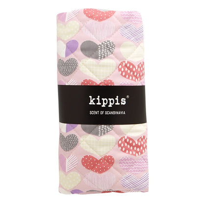 Tela "Kippis OxfordColcha cortada Tela Aproximadamente 101 x 50 cm de corazón Pink CQKPO-17N"