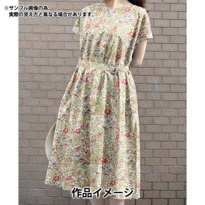 [From quantity 5] Fabric "Liberty Fabric OrganicTana lawn Bows 157J901-B] Liberty Japan