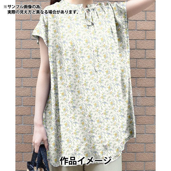 [From quantity 5] Fabric "Liberty Fabric OrganicTana lawn Floribanda 157J902-B] Liberty Japan