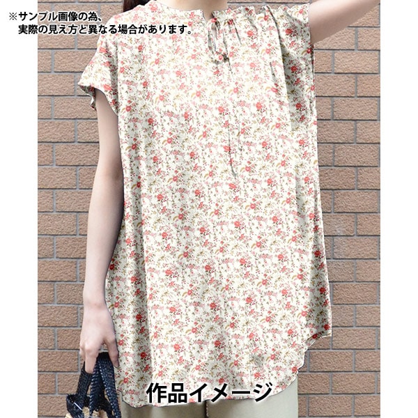 [Da 5] Fabric "Liberty Fabric Organic Tanalone Floribanda 157J902-C" Liberty Japan Liberty Japan