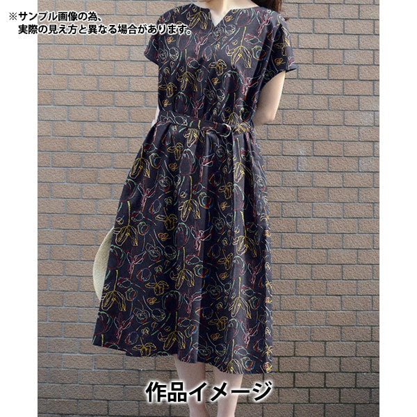 [Aus Menge 5] Stoff "Liberty Fabric Organic Tanalone Susie 157J905-A" Liberty Japan