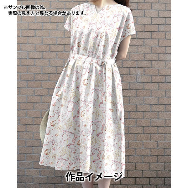 [De 5] Fabric "Liberty Fabric Organic Tanalone Susie 157J905-C" Liberty Japón Liberty Japan