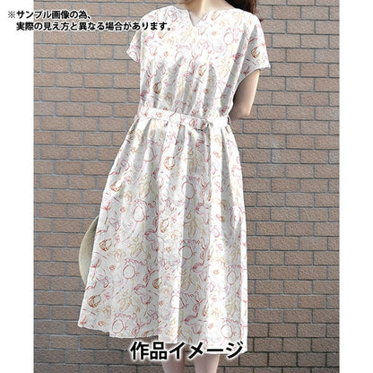 [De 5] Fabric "Liberty Fabric Organic Tanalone Susie 157J905-C" Liberty Japón Liberty Japan