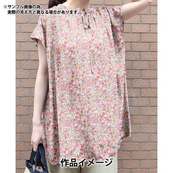 [Aus Menge 5] Stoff "Liberty Fabric Tanalone Poppy und Daisy 3632104-J24A" Liberty Japan