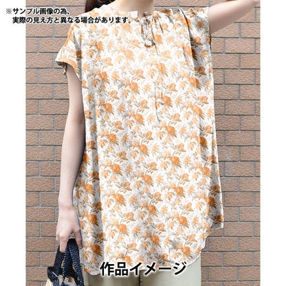 [Aus 5] Stoff "Liberty Fabric Tanalone Dekadant Blüten 3638232-J24d" Liberty Japan Liberty Japan