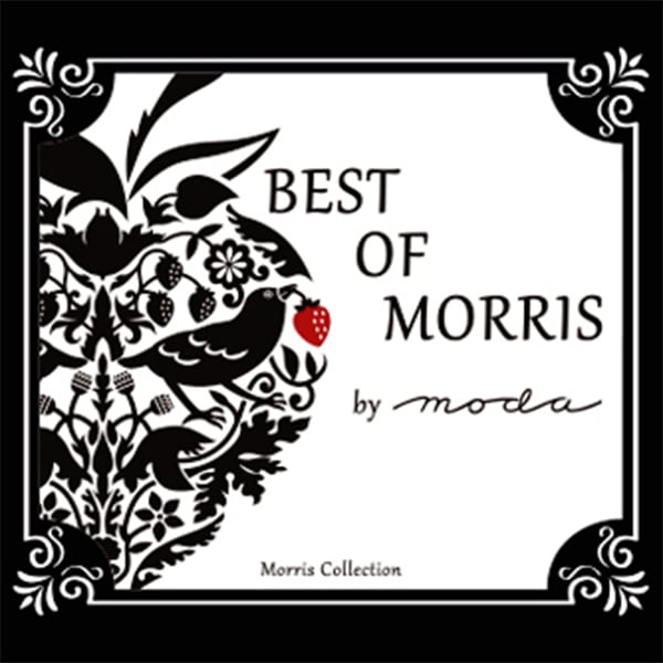 [수량 5에서] 천・원단 "Moda Best of Morris 시팅 원단 히아신스 퍼플 33496-66]