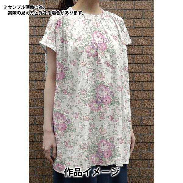 [Aus Menge 5] Stoff "Liberty Fabric Tanalone Rose Ellen Pink DC28757J24A" [YuzawayaOriginal】