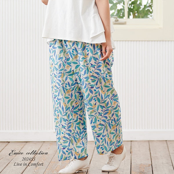 [De la cantidad 5] Fabric "Emiko Collection Cambrick Suite Nut Blue Sec2602-Bl" Kiyohara Kiyohara