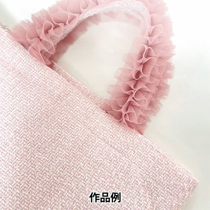 [수량 5에서] 천・원단 "Fanse Tate Sed Nerori Rose Pink NRF-06-P"