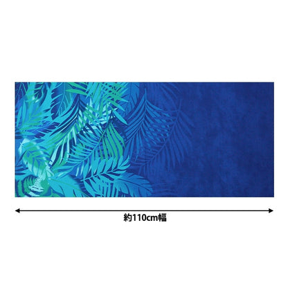 [Dalla quantità 5] tessuto "maunaroa t/c hawaii amprint gradation navy yfop0336"