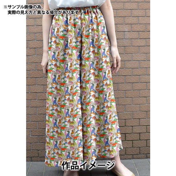 [From quantity 5] Fabric "Liberty Fabric Tana lawn Kraus Loire and Dinoses 363J4208-CU] Liberty Japan