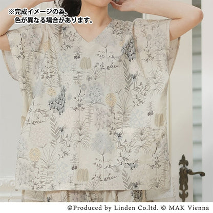 [From quantity 5] Fabric "Ueno Richiblod Hanazono Gray UNRF-05-GRY"