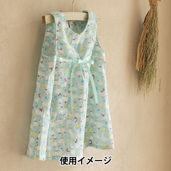 [From quantity 5] Fabric 『double gauze Favorite Baby Yochi Duck Pink OKBF-44-P]